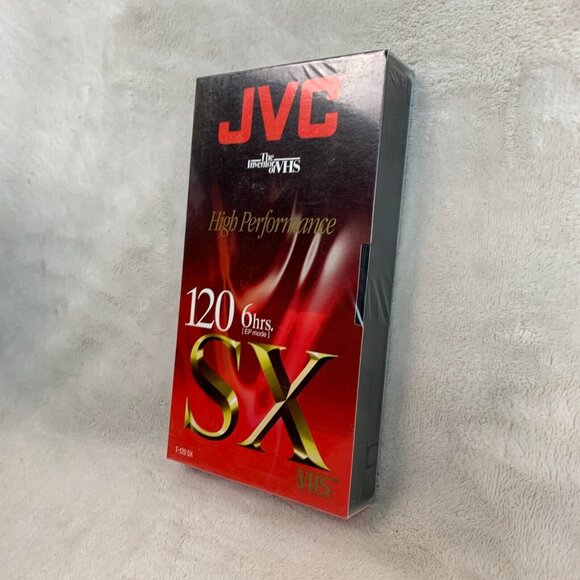 New Sealed JVC T-120 SX VHS Blank Tape High Performance 6 Hrs Tape - Picture 3 of 5